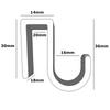 Set of 4 Radiator Hangers 20mm White