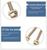 Drill Tail Color Steel Tile Dovetail Screws: Self-Tapping, Self-Drilling, M4.6 Coarse Sheet Metal Screws