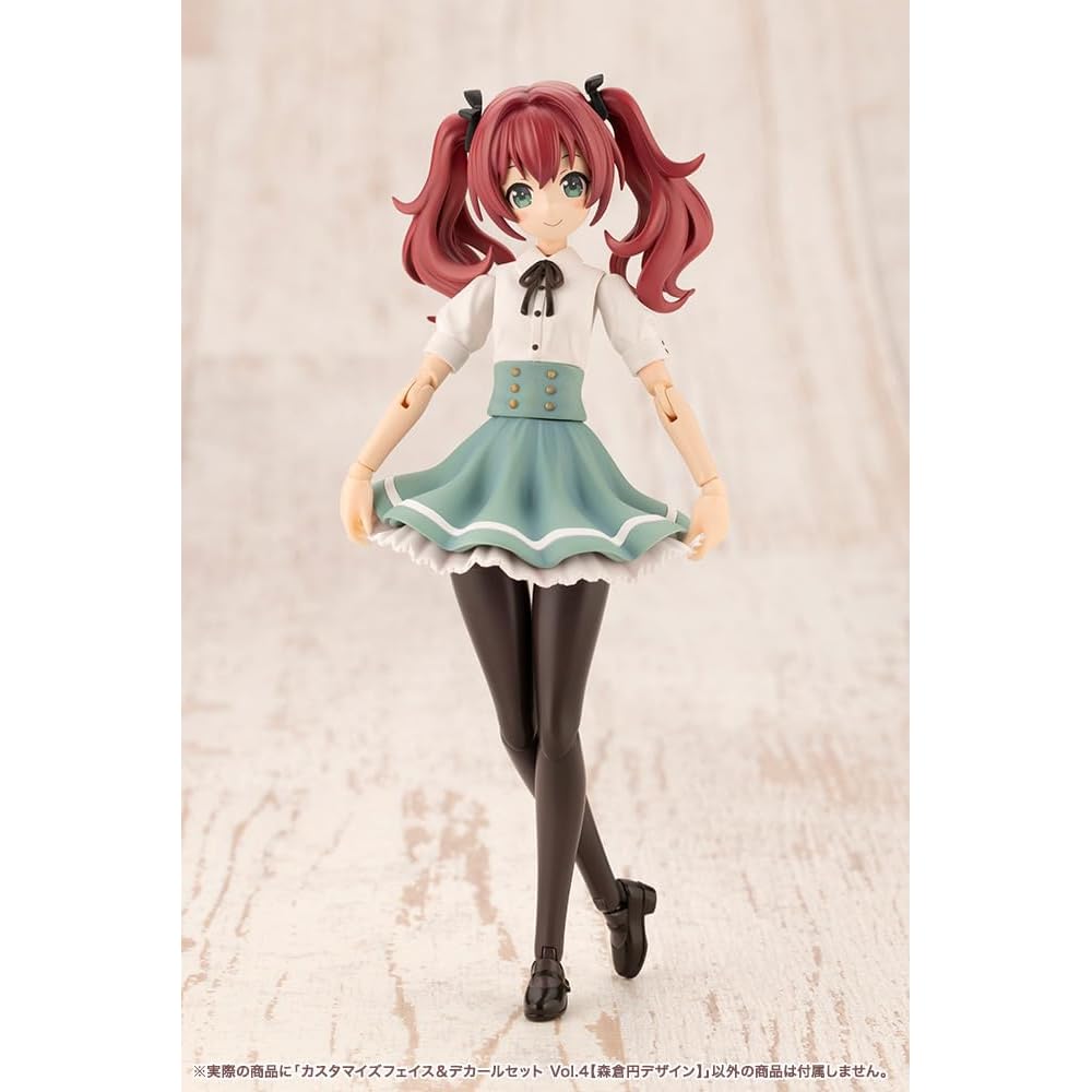 Kotobukiya Customizable Face & Decal Set Vol. 4 for Sai Sho Niwa 1/10 Scale Plastic Model 18mm Height