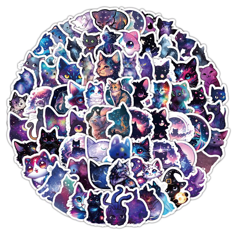 70 Sheets Kitten Stickers: Cute Cat Memes & Realistic Internet-Famous Cats Collection