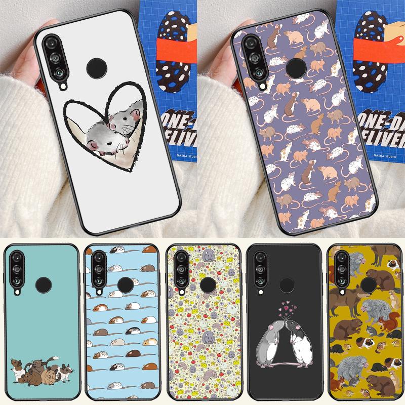 Mouse Rat For Huawei Nova Y91 Y90 Y60 Y70 Y72 Y61 9 10 SE 12i 12s 11i 5T P60 Pro P20 P30 P40 Lite Case