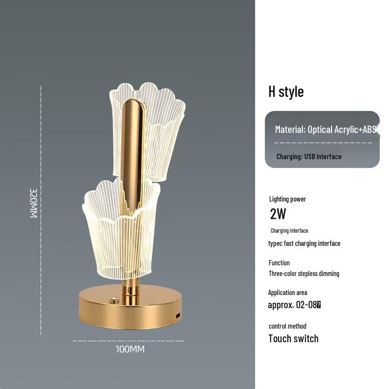 Скандинавская акриловая настольная лампа-бабочка – Креативная прикроватная и барная атмосферная лампа для отелей и спален.