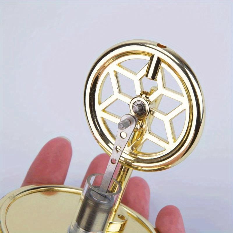 Motor Stirling la temperatură scăzută Model de educație la căldură DIY Predare la clasă Laborator Motor Stirling cu frecare scăzută Model de birou