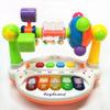 with Light Sound Baby Music Piano Toy Rotating Bell Early Educational Music Toy  Baby Playing