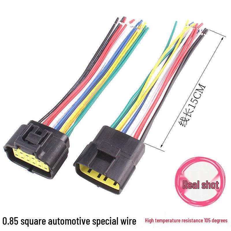 Conector Auto AMP1.8 Impermeabil ștecher 4 pini tată-mamă, cablaj 2P, 16 găuri DJ70216Y-1.8