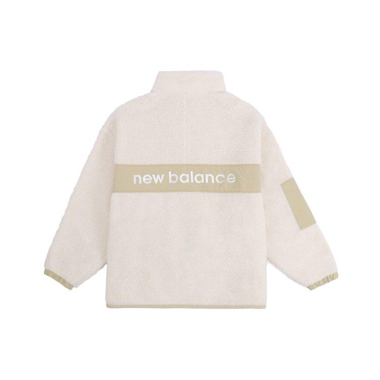 New Balance Velvet Jackets Women's Beige Stand Collar Moderate AWJ13326-MSU