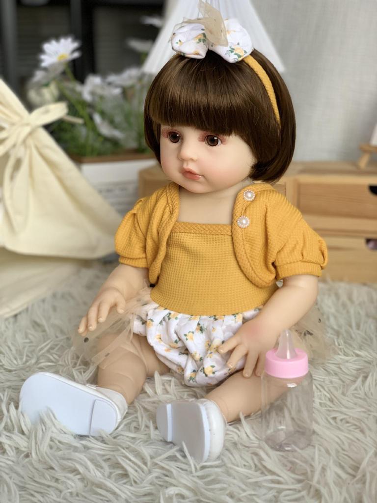 Reborn Vinyl Baby Doll - Realistic Soft Rubber Children's Toy Gift