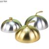 Thick Steak Plate with Lid Stainless Steel Dinner Plate Pasta Dish Fruit Plates Display Tray Dessert Bowl Serving Plates Dish