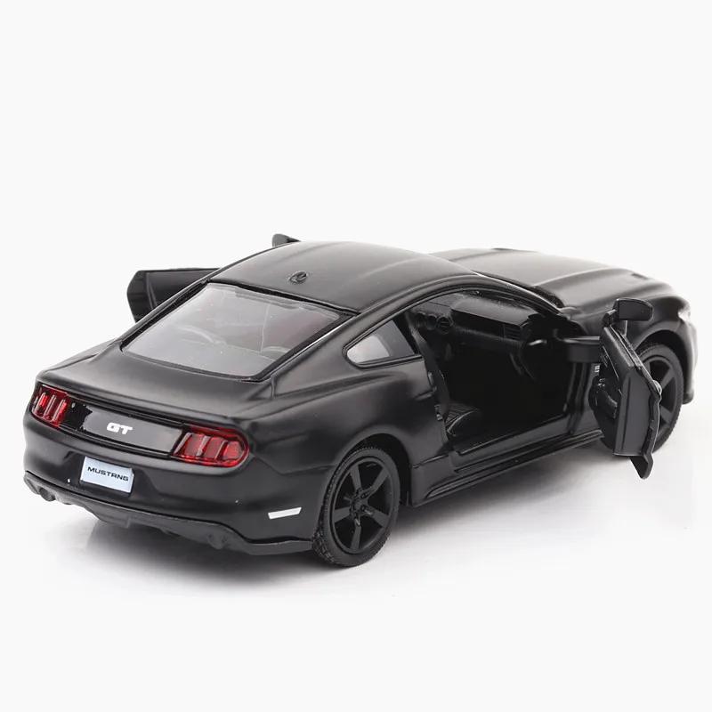 LLC3 1:36 Ford Mustang GT Toy Car Model Replica Scale Metal Diecast Miniature Art Vehicle Figure Collection Xmas Gift Boy Toy A192