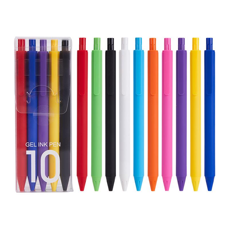 Macaron Colored Fluorescent Marker Set - Ideal for Classroom Notes and Signature Marking