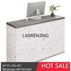 Clothing Store Small Simple Modern Barber Shop Bar Counter Stainless Steel Paint Front Desk Custom