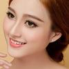 Angel Wing Zircon Stud Earrings for Women - Chic Diamond-Set Design