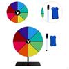 Prizes Turntable Draw Roulette Wheel with Stable Base Portable Raffle for Gatherings Teaching