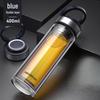 Portable Double-Layer Glass Tea Infuser Bottle