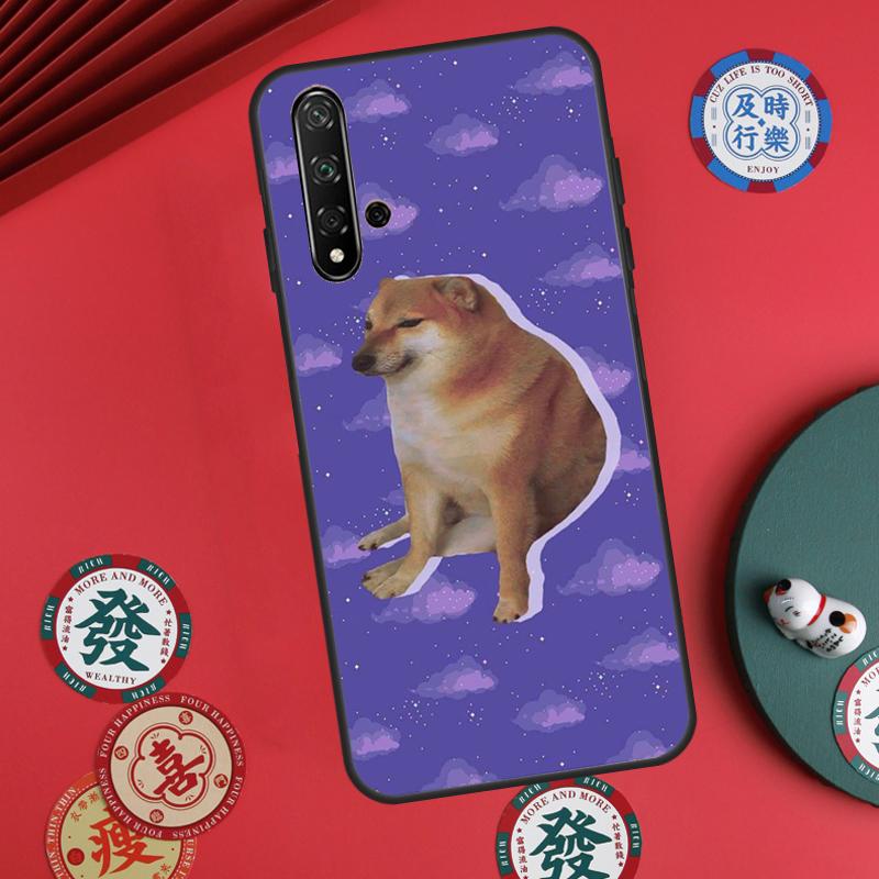 Funny Cheems Doge For Huawei Nova 11 Pro 9 10 SE Y70 Y60 Y90 Y61 Y91 Y73 Y72 12s 12i 11i 8i P30 P40 Lite Case
