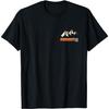 Vail By Design Tee Company Retro Vail Colorado Mountains Ski T-Shirt for Men, Women, Kids, Girls - Black, Small