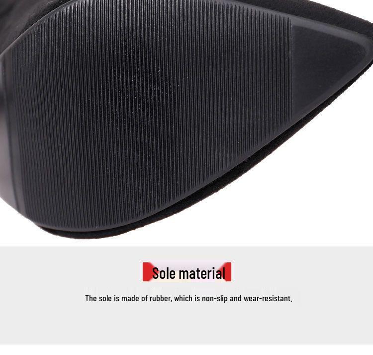 Women's Genuine Leather Pointed Toe Ankle Boots, 2025 High Heel Stilettos for Autumn/Winter, Versatile Slimming Martin Boots for Men and Women.