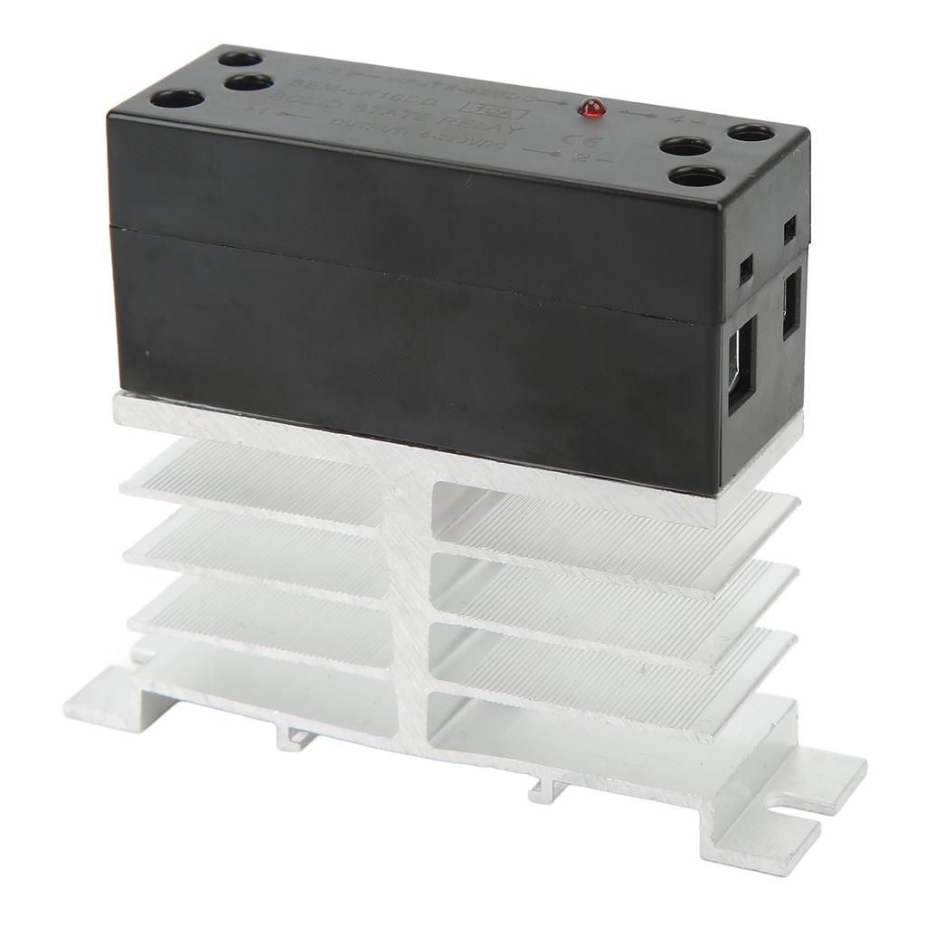 BERM DC To DC Solid State Relay Flame Retardant Housing 3‑32V Input 5‑220V Output Relay Module