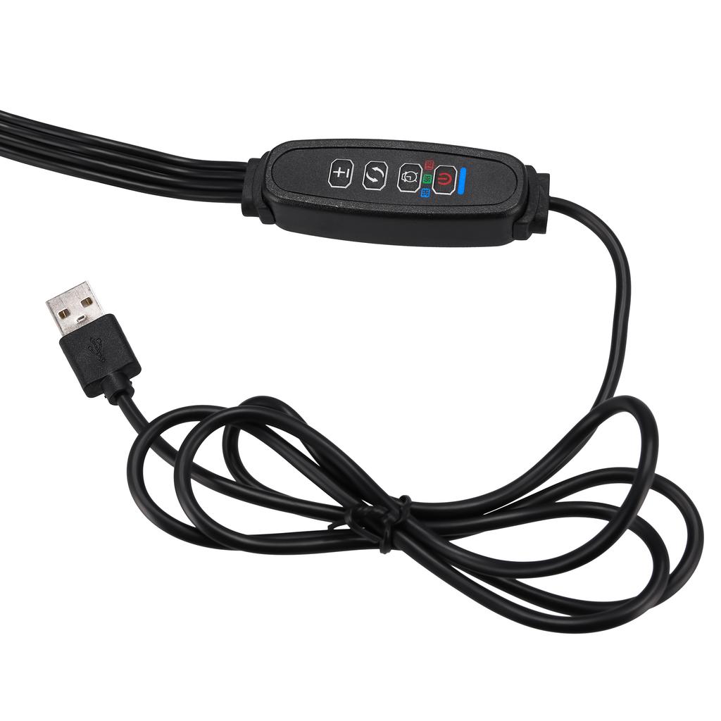 Led Plant Growth Lamp 80 Diodes Timer 25 W Home Plant Cultivation With Mains Adapter