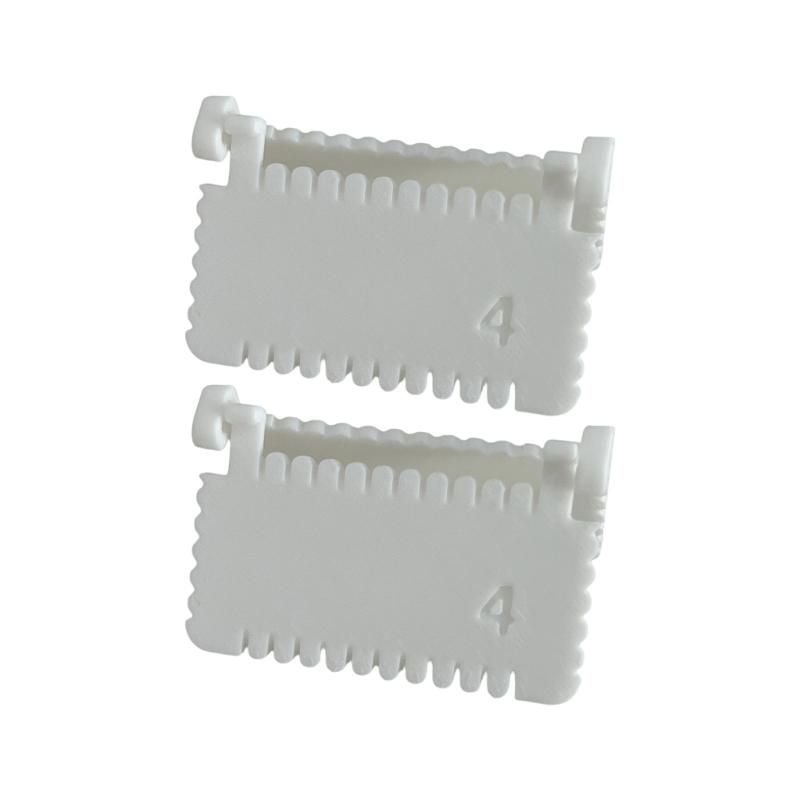 2Pcs Hinged Sewing Template Ruler Plastic Quilting Measuring Tool Edges Locking Stitching Guide for Fabric Stitching