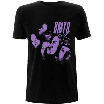 T-shirt en coton unisexe pour adulte Bring Me The Horizon Montage