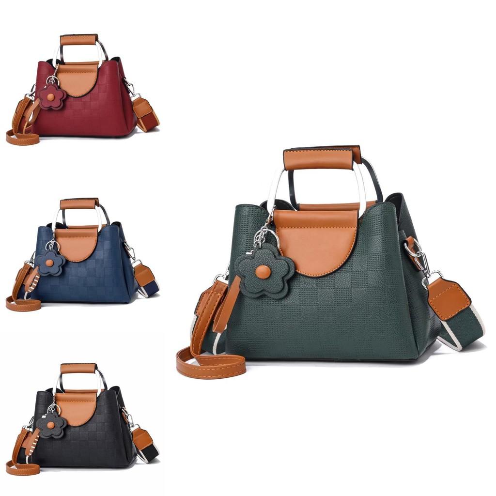 Stylish Women's Bucket Bag In Black Blue Burgundy Green Khaki And More With Unique Vintage Design