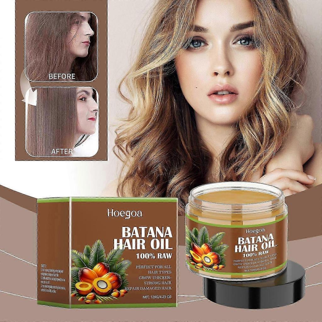 Batana Hair Oil for Nourishing, Hydrating, and Voluminous Hair Easy, Non-Greasy Shine Treatment