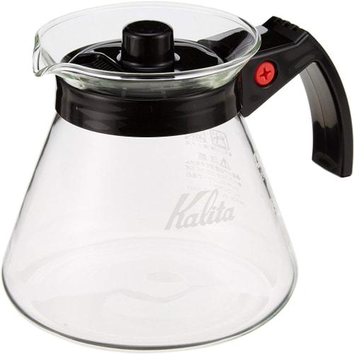 Kalita Coffee Drip Set, 102-Roto Set N, Ceramic, for 2-4 People, Featuring a Three-hole Design for Fast Brewing and Excellent Heat Retention, Extracti
