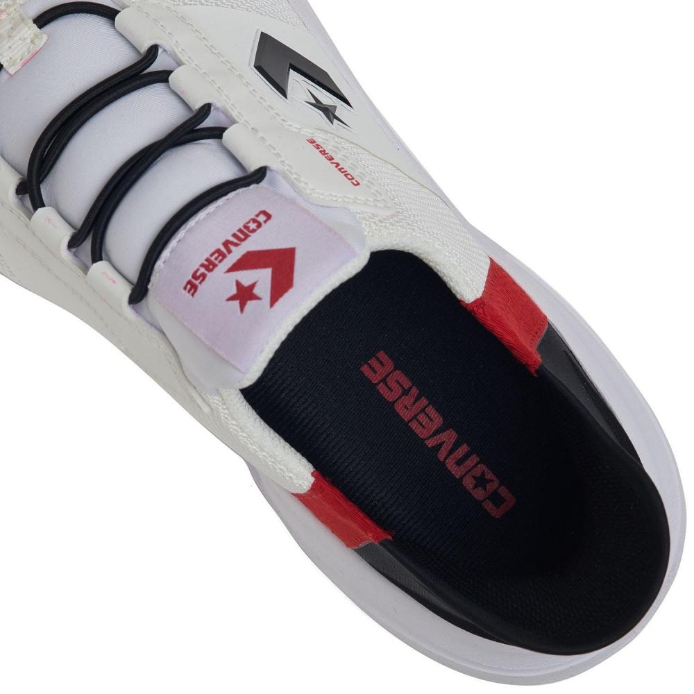 Converse Cavestar Slit Slide White Black Red Model 33600130