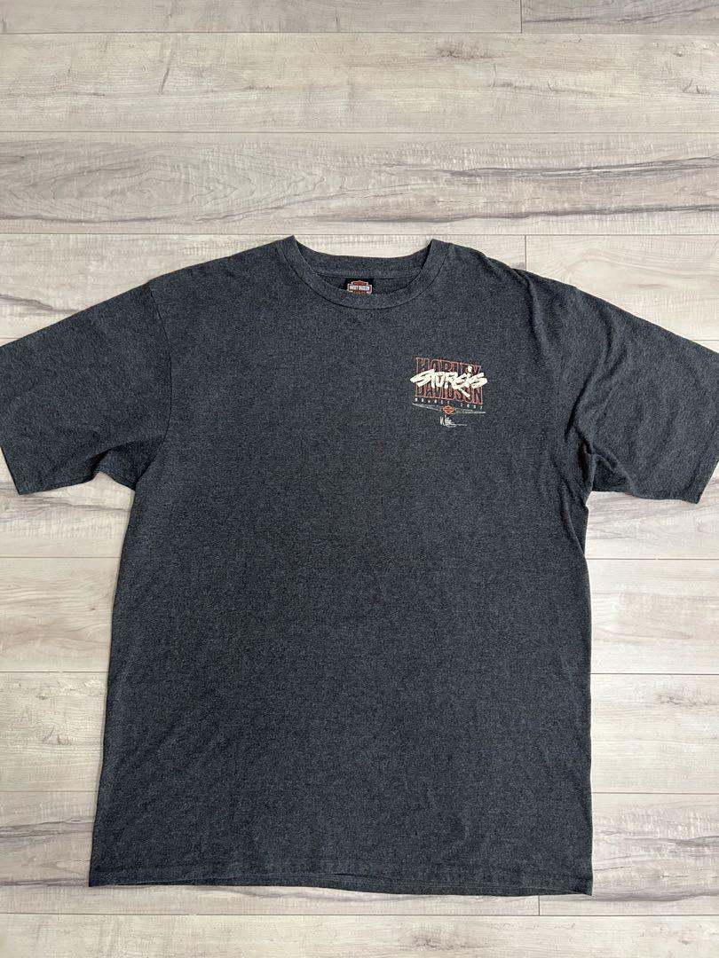

[USED] HARLEY-DAVIDSON T-shirt, gray, size 2XL