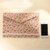 Vintage Dots Flower Face Series A4 Documents File Bag Files Folder Stationery Filing Production Folders Office Accessories