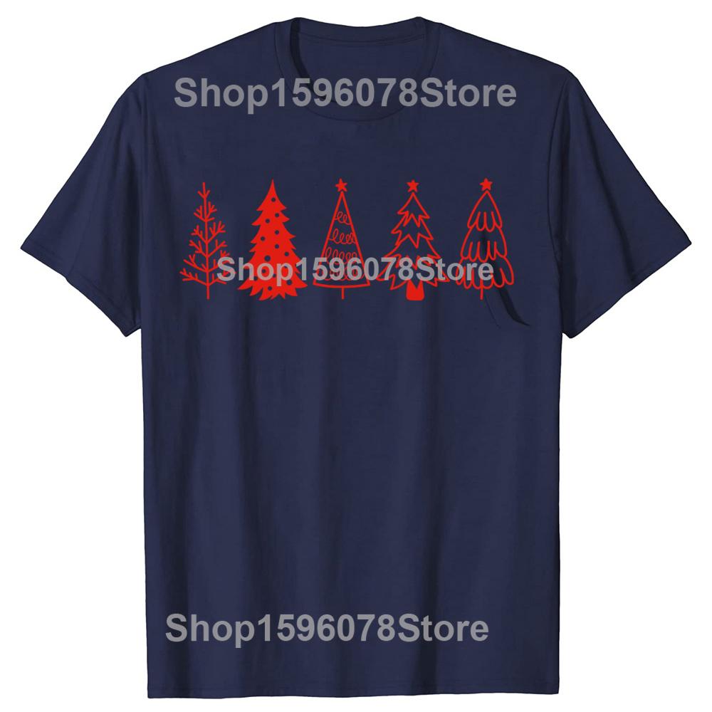 Funny Christmas The Most Wonderful Time of The Year Tee Xmas Tree Tshirts Men Casual Loose Crewneck Collar Hip Hop T Shirt