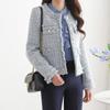 Morris Coming Home Pastel Fringe Tweed Jacket M2602jk012a