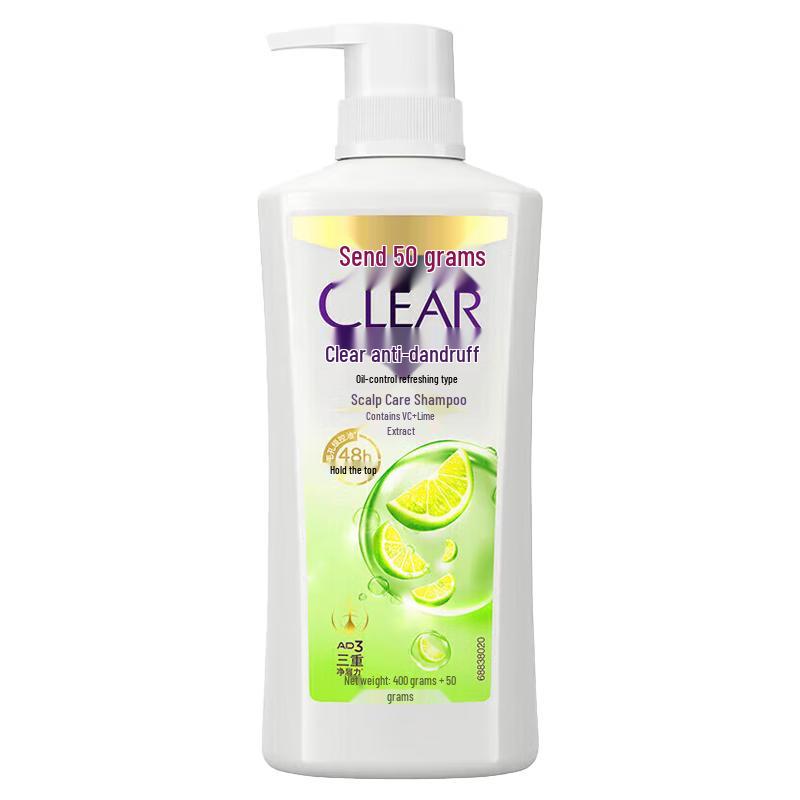 Clear Anti-Dandruff Oil Control Refreshing Scalp Care Shampoo