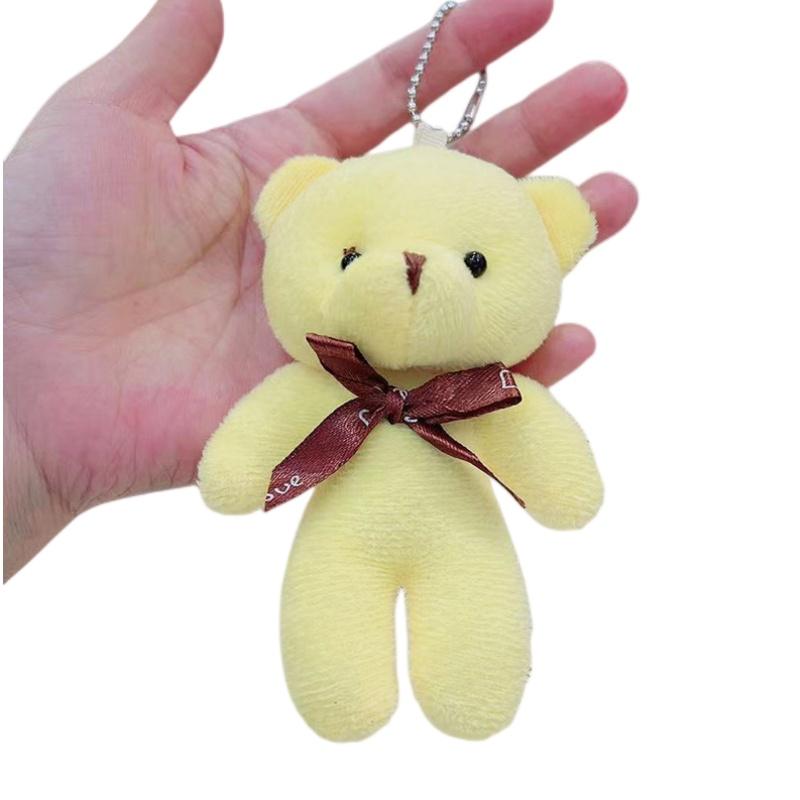 Teddy Plush Bear Toy Keychain Bag Pendant Stuffed Doll Home Decoration Gift Kids
