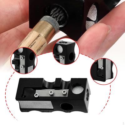 12 In 1 Pool Cue Tip Shaper Billiard Shaping Tool Polish Grinding Stick Accessory for Games