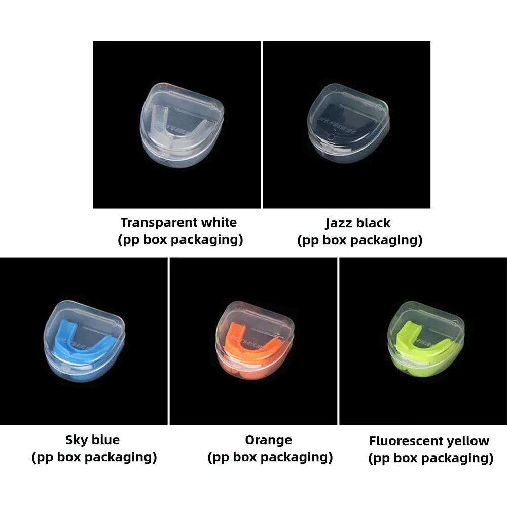 EVA Double Shockproof Mouthguard Multicolor Dynamic Teeth Protector for Boxing Taekwondo Karate Free Combat Sports Training 3
