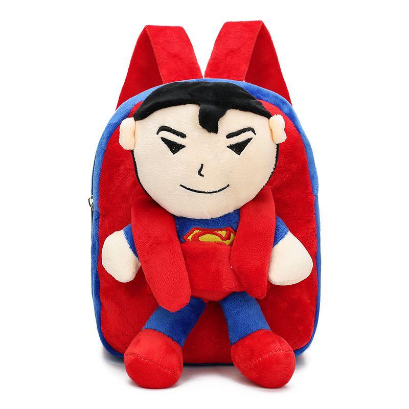 The Avengers Spiderman Captain America Batman Plush Backpack For Kids Durable And Safe