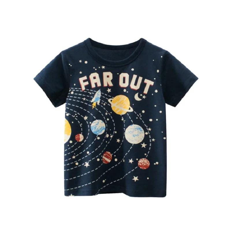 Boys' short sleeved T-shirt Korean version children's clothing children's T-shirt summer cartoon top