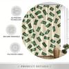 Stylish Dollar Bill Shower Curtain - Waterproof, Mildew-Resistant With Unique Money Design For A Fun And Quirky Bathroom Decor