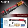 XM1014 Soft Shell Ejection Launcher Toy Rifle Gun Foam Dart Dual Nozzle Shotgun Model for Kid Adult Outdoor Game Christmas Gift