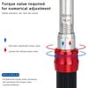 Set Chiave Dinamometrica per Bicicletta 15 Pezzi 1/4" 2-24Nm Bidirezionale Strumento Chiave Allen per Bici Chiave a Bussola Pro Kit Riparazione Moto