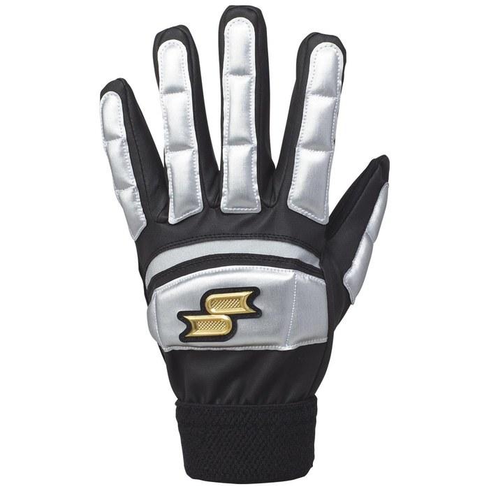 SSK Running Base Glove EBG1003W Black/Silver (9095) L Black X Silver