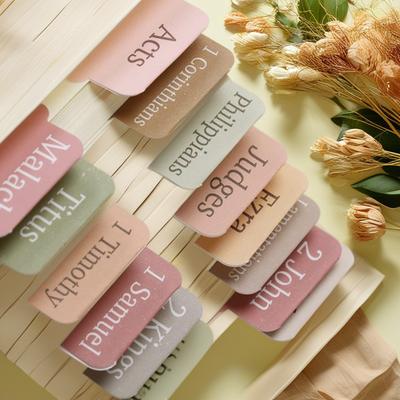 Bible Tabs Bible Index Tags Morandi Color, Bible Index Tags Stickers