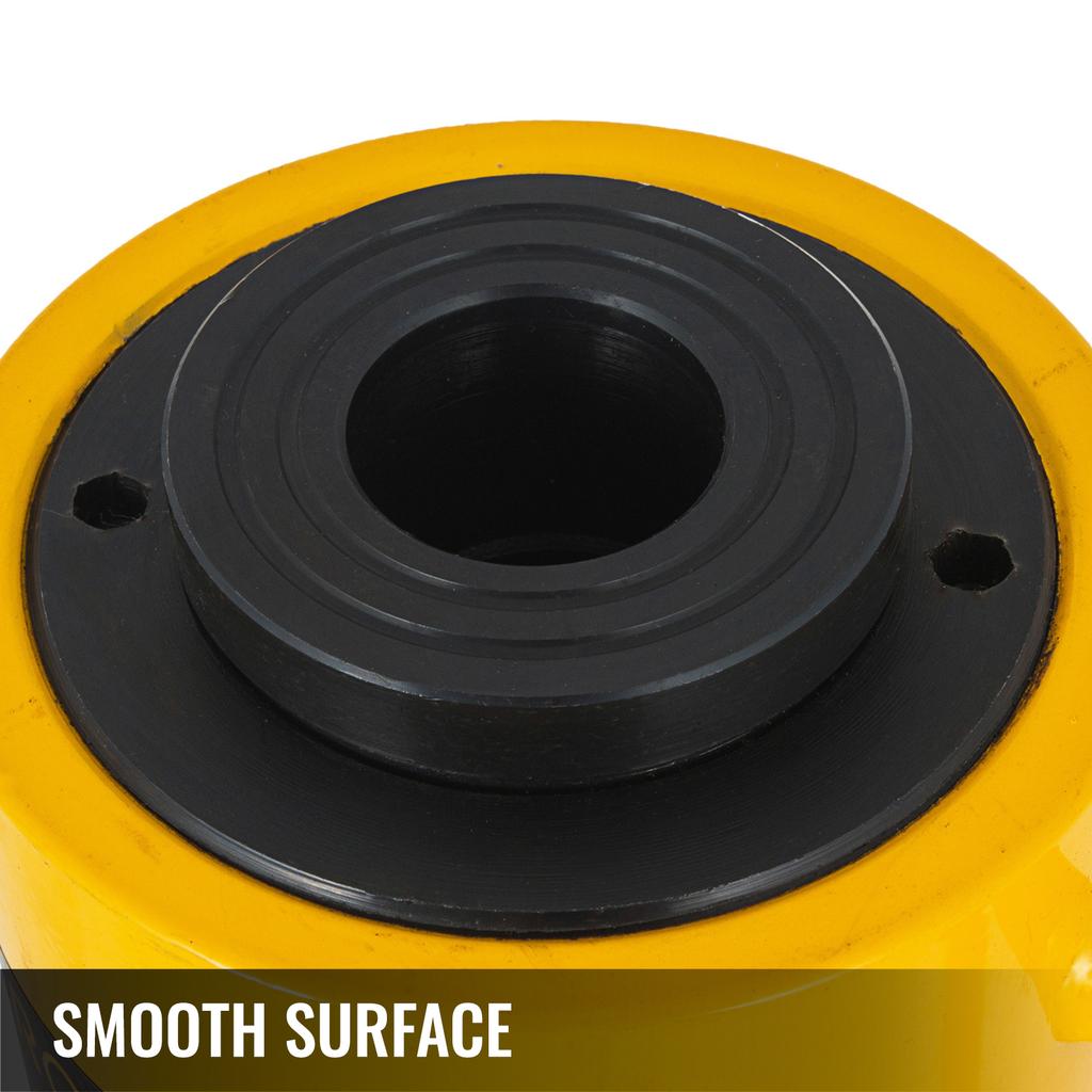 SucceBuy 20/30/60T Hollow Hydraulic Cylinder Jack 50/100mm Plunger Ram Hydraulic Solid Cylinder Hydraulic Jack for Car/Van/Boat