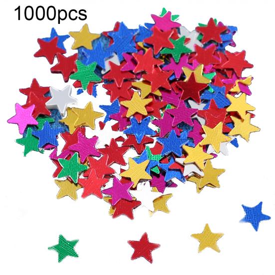 3000/1000Pcs Glitter Star Shape Balloon Confetti Table Wedding Party Decoration