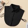 Women's Chiffon Half-Shirt Decorative Collar for Professional or Casual Wear