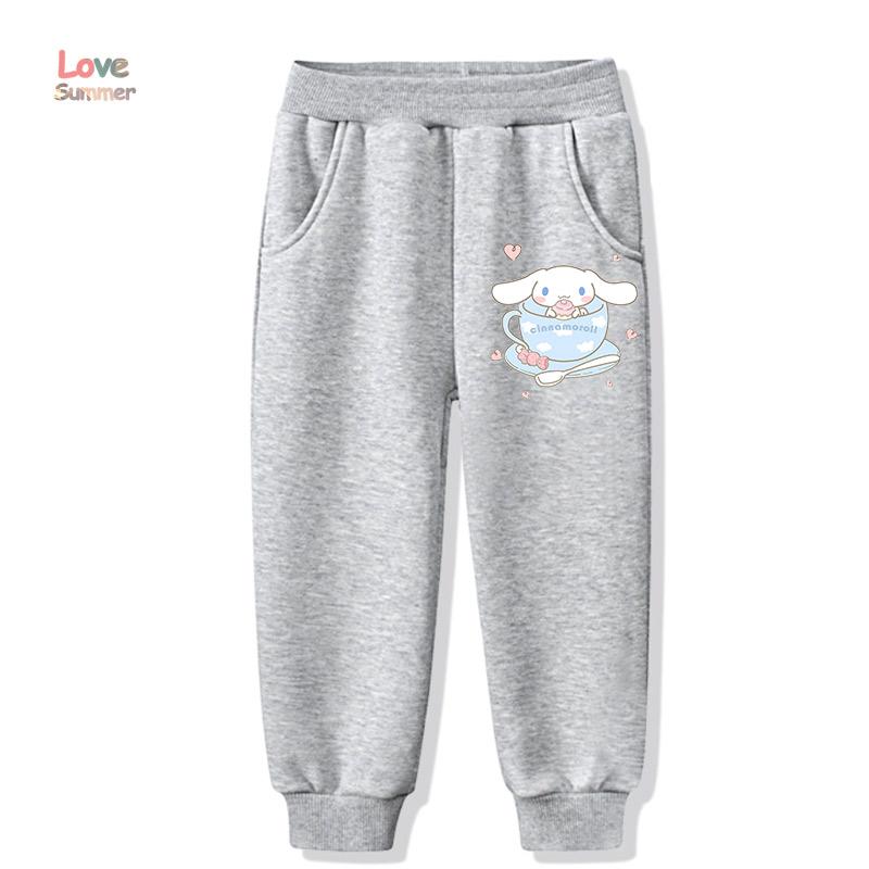 Cinnamoroll Dívka Roztomilé Ležérní Krátký Rukáv 2026 Léto Potisk Tričko Perfektní Dárek pro Děti ve Věku 4-14 Trendy pro Streetwear zpět do školy