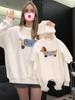 Dachshund Embroidery Parent-Child Sweatshirt - Cozy, Loose Korean Style for Autumn/Winter