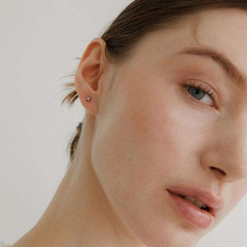 Byweekend [Mamre]14k Star Cubic Earring